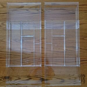 Container Store Acrylic Drawer Organizers